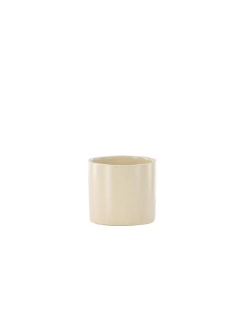 ebuy24 Blumentopf Sane Beige 11 x 11 cm