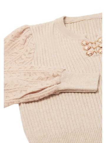 NAEMI Strickpullover in Beige