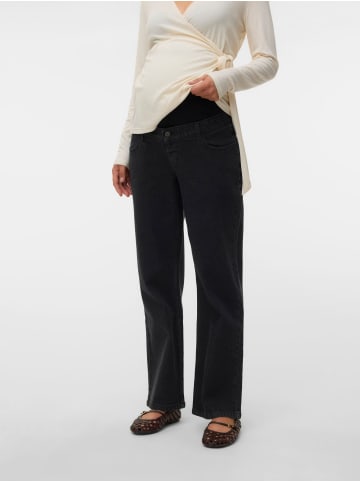 mama licious Umstandsjeans mit weitem Bein in Black 1