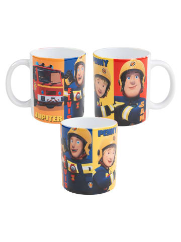 Feuerwehrmann Sam  Feuerwehrmann Sam Tasse Kaffeetasse Becher Kaffeebecher 320 ml in Mehrfarbig