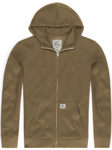 Sweatjacke in Beige