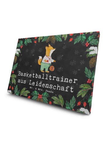 Mr. & Mrs. Panda Tee Adventskalender Basketballtrainer Leidensch... in Kreidetafel