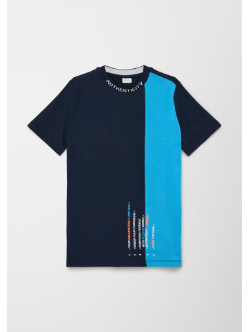 s.Oliver T-Shirt kurzarm in Blau