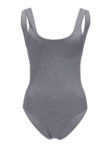 Wolford Bodysuit Scoop Neck in grau-mel.