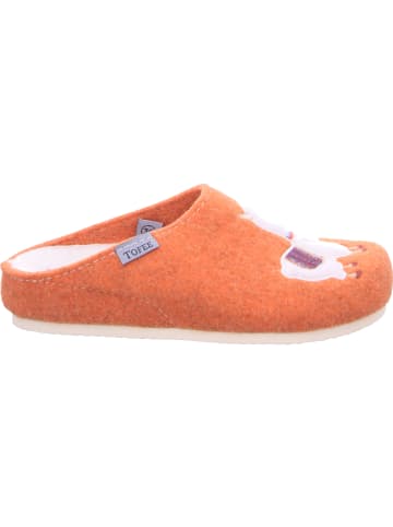 Tofee Pantoffel in orange