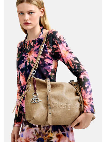 Desigual Umhängetasche 'Half Logo Zarauz' in beige