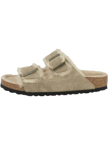 Birkenstock Sandale Arizona Veloursleder Lammfell normal in beige