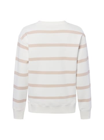 Marie Lund Sweatshirt in weiß braun - 0001