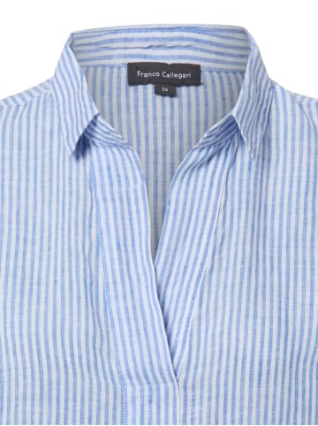 Franco Callegari Bluse in blau weiß - 0040