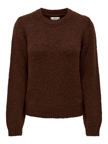 JACQUELINE de YONG Weicher Strickpullover Langarm Sweater JDYJOLA in Braun