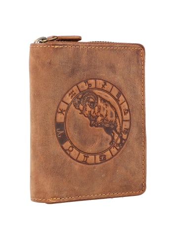 Greenburry Vintage Sternzeichen Geldbörse Leder 10 cm in widder