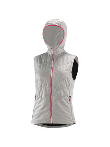 Löffler W HOODED VEST PL60 in Grau