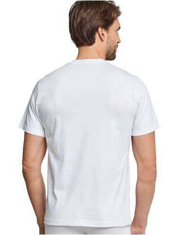 Schiesser American T-Shirt 2er-Pack Essentials in Weiß