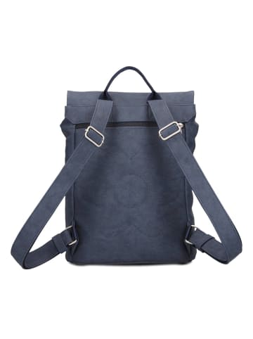 Zwei Mademoiselle.M Daypack 35 cm Laptopfach in nubuk blue