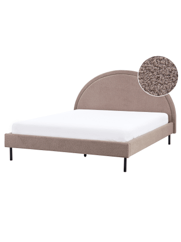 Beliani 2-tlg Doppelbett MARGUT in Beige