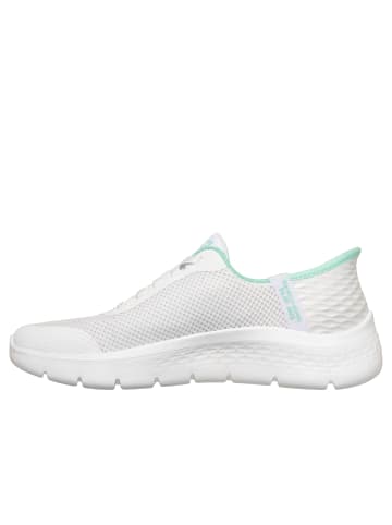 Skechers Sneaker GO WALK FLEX - GRAND ENTRY in white/mint
