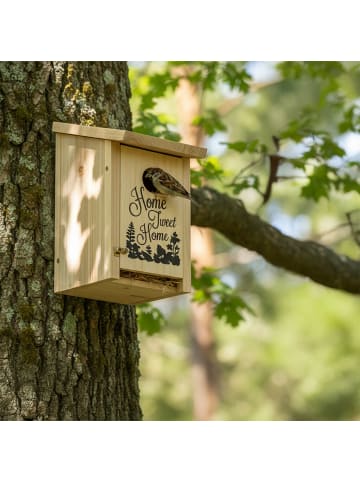 relaxdays Nistkasten in Natur - (B)12x (H)22 x (T)15 cm