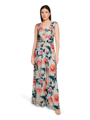 Vera Mont Jumpsuit mit Raffung in Rosé/Red