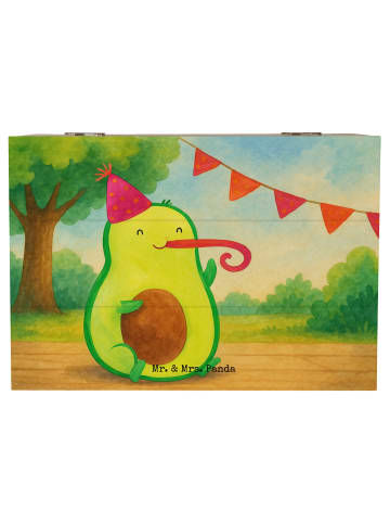 Mr. & Mrs. Panda Geschenkbox Avocado Geburtstag Design ohne Spruch in Weiß