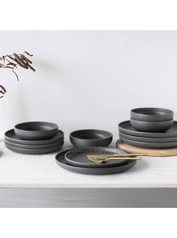 CreaTable 12 tlg. Set 21621 Uno Volcano Teller Set in Anthrazit