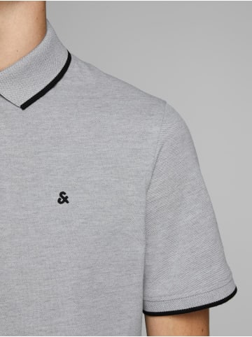 Jack & Jones Poloshirt 'Paulos' in hellgrau