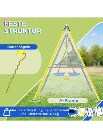 Outsunny Kinderschaukel 267L x 180B x 202H cm