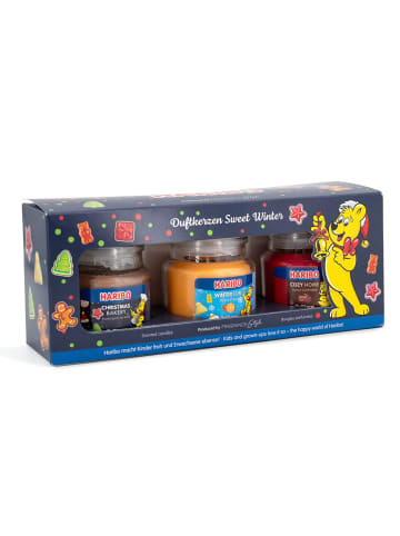 Haribo Haribo™ 3er Duftkerzen-Geschenkset "Sweet Winter"