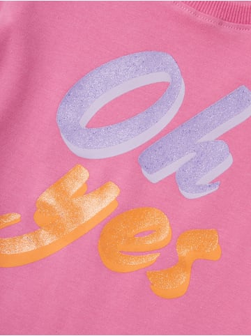 name it T-Shirt 2er-Set Print Design Rundhals bequem in Blau-Rosa