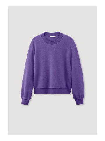 Hessnatur Fleece Sweatshirt in violett