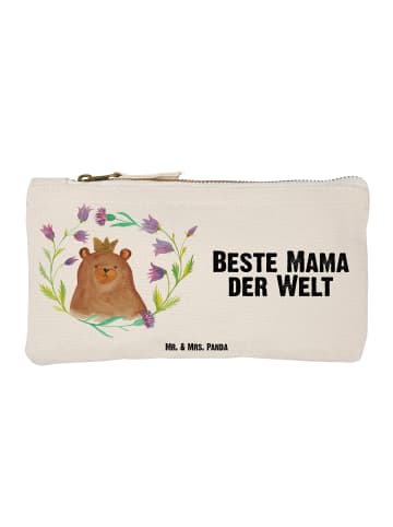 Mr. & Mrs. Panda Schminktasche Bär Königin mit Spruch in Weiß