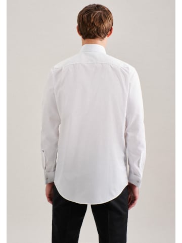 Seidensticker Langarm Business Hemd für Herren in weiß