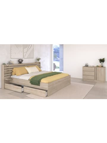 58 aufm Kessel SCHLAFZIMMER-SET 3-tlg. Parisot Escale 26 Holzdekor Japanische Eiche