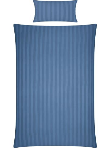 Erwin Müller Mako-Damast Bettwäsche Fürth in blau