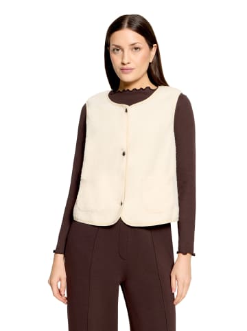 CARTOON Sweatjacke mit aufgesetzten Taschen in White Swan