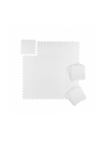 relaxdays 48 x Bodenschutzmatte in Weiß - (B)30 x (T)30 cm