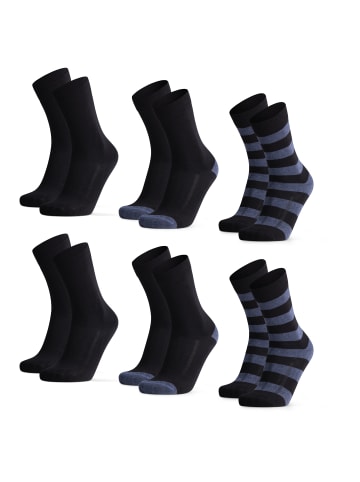 DANISH ENDURANCE Socken Bamboo Business in black/blue