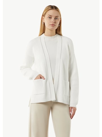 comma Strickjacke langarm in Weiß