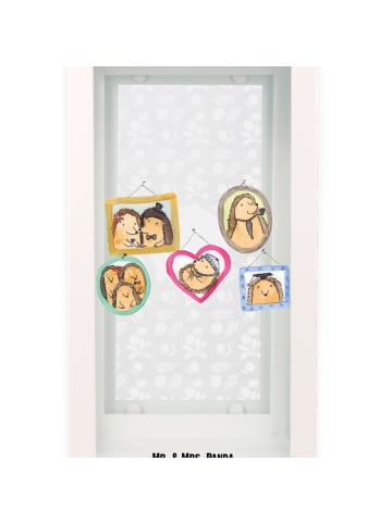 Mr. & Mrs. Panda Laterne Igel Familie ohne Spruch in Transparent