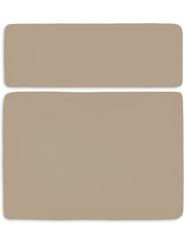 Aspero Wasserdichte Palettenkissenbezüge 2-teilig Marsala in Beige