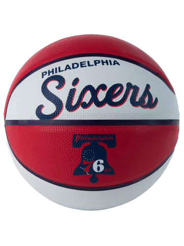 Wilson Wilson Team Retro Philadelphia 76ers Mini Ball in Weiß