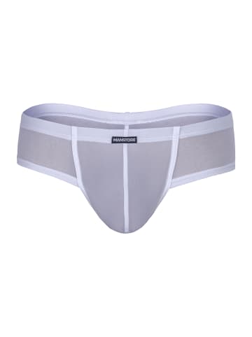MANSTORE Slip M101 Cheeky Brief in white