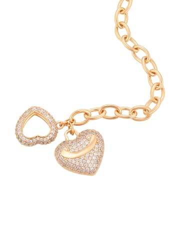 faina Women Cable Chain Link Bracelet in Rose Gold