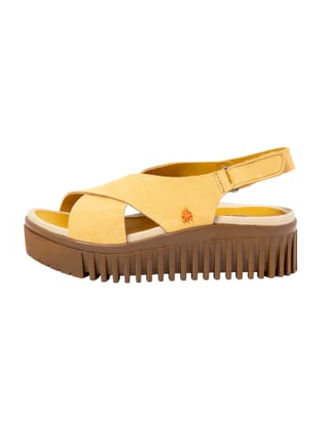 Art in the City  Sandalen gelb