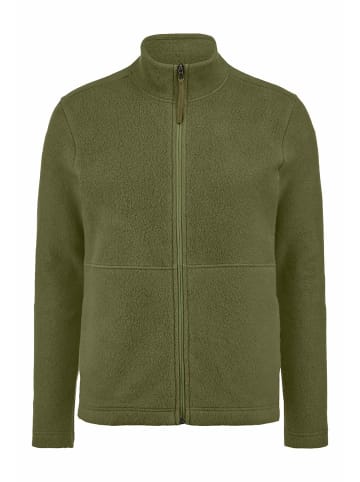 Hessnatur Fleece Jacke in seetang