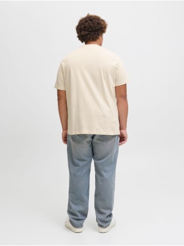JACK & JONES PLUS T-shirt in Antique White