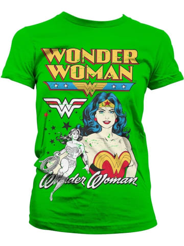 WONDER WOMAN Shirt in Grün