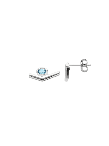 Carolin Stone 925/- Sterling Silber in blau