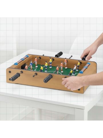 relaxdays Tischkicker in Grün/Braun - (B)51x (H)11 x (T)50 cm