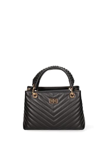 John Richmond Handtasche in BLACK AND GOLD