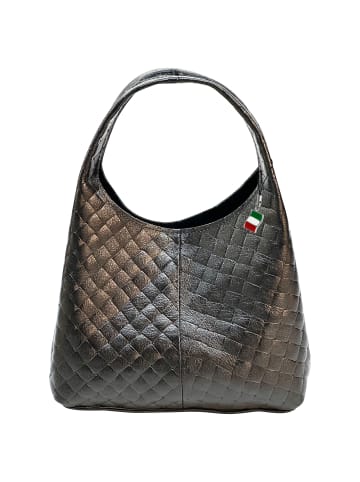 Florence Florence Schultertasche Leder schwarz ca. 23cm